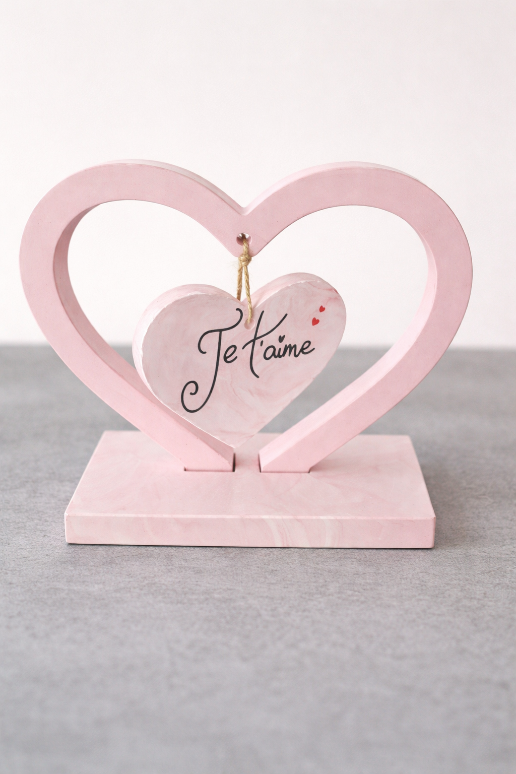 Décoration cœur Je t'aime - vue produit