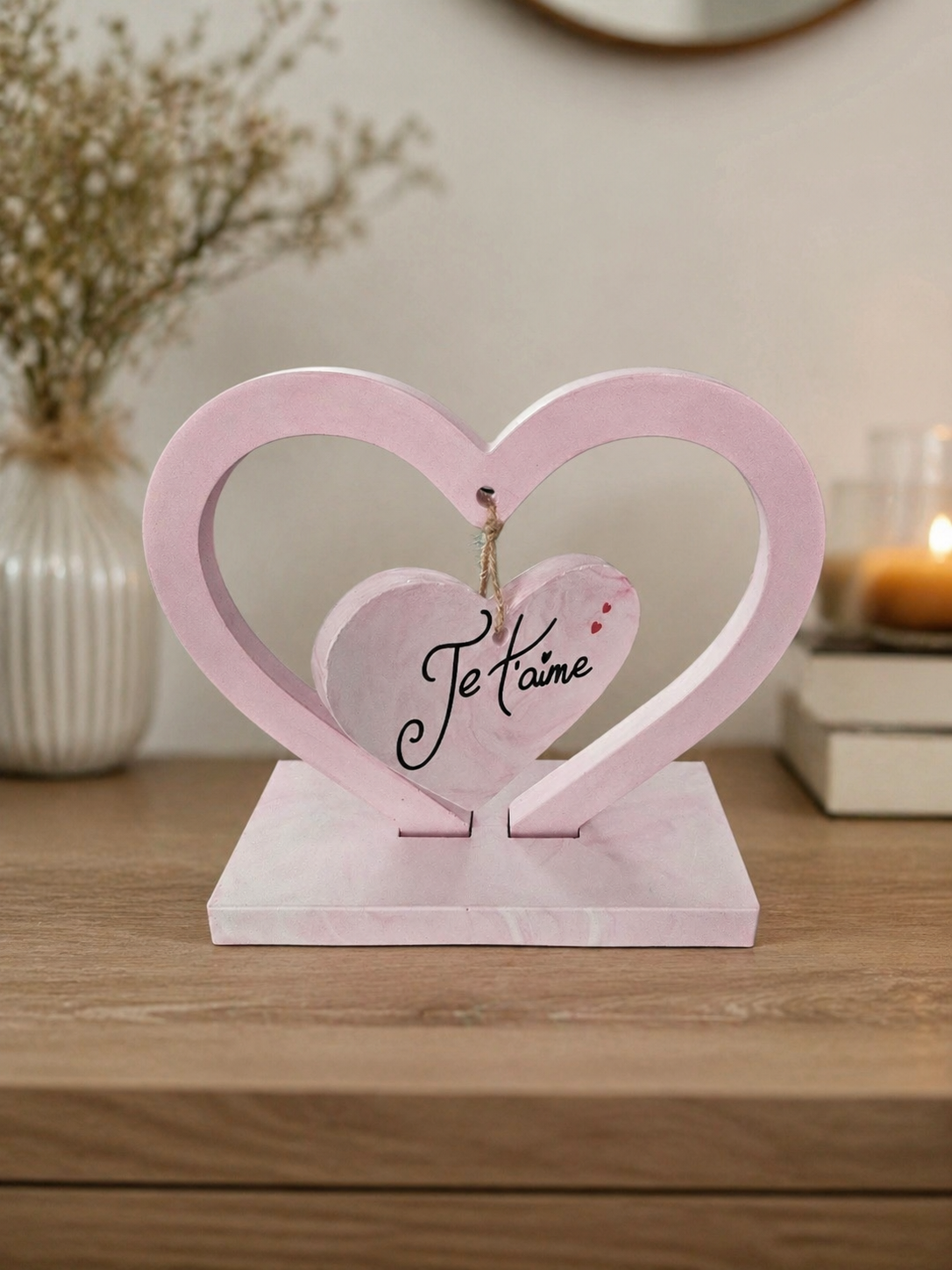 Décoration cœur Je t'aime