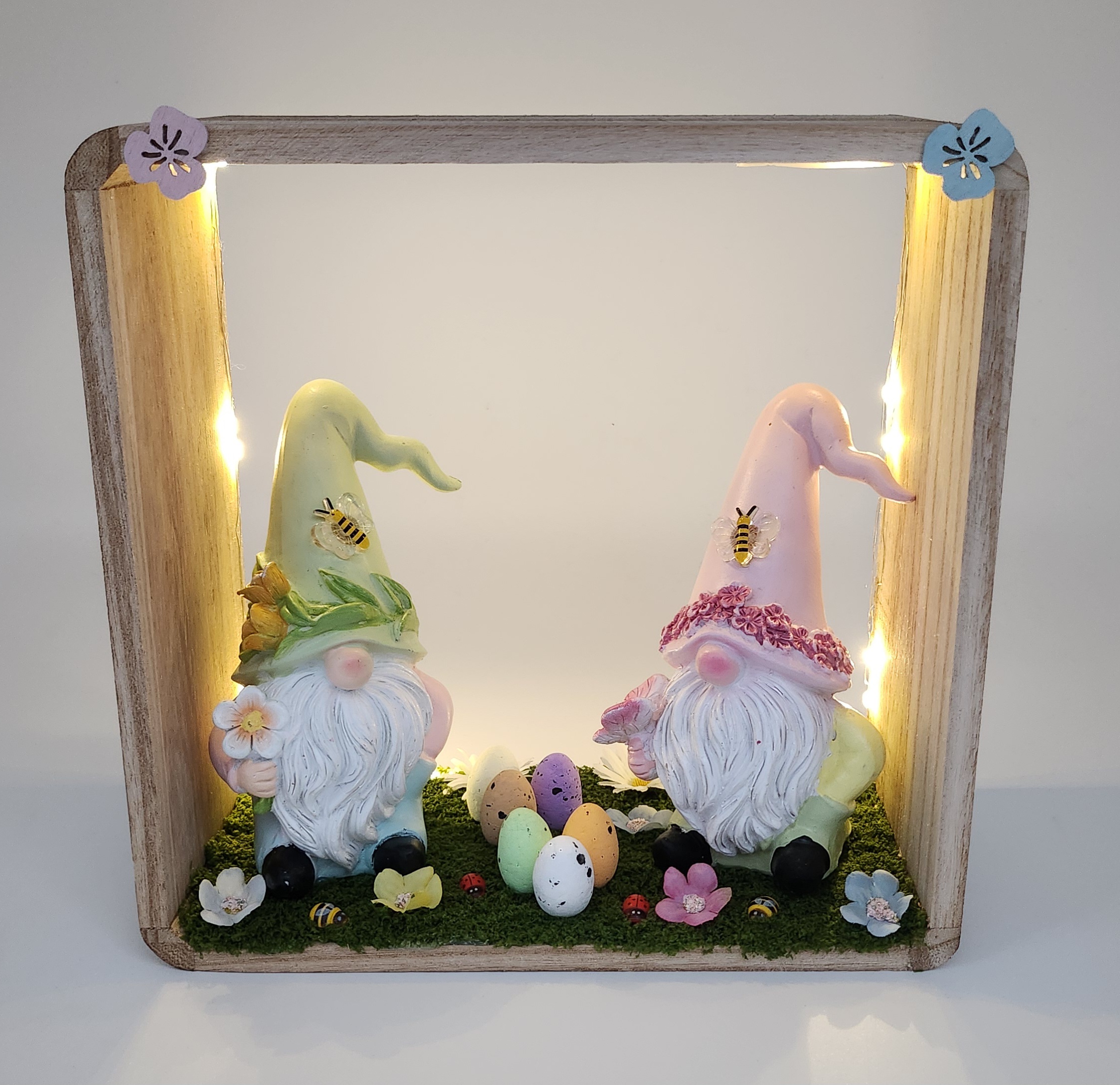 Décoration murale Pâques lumineuse - vue produit