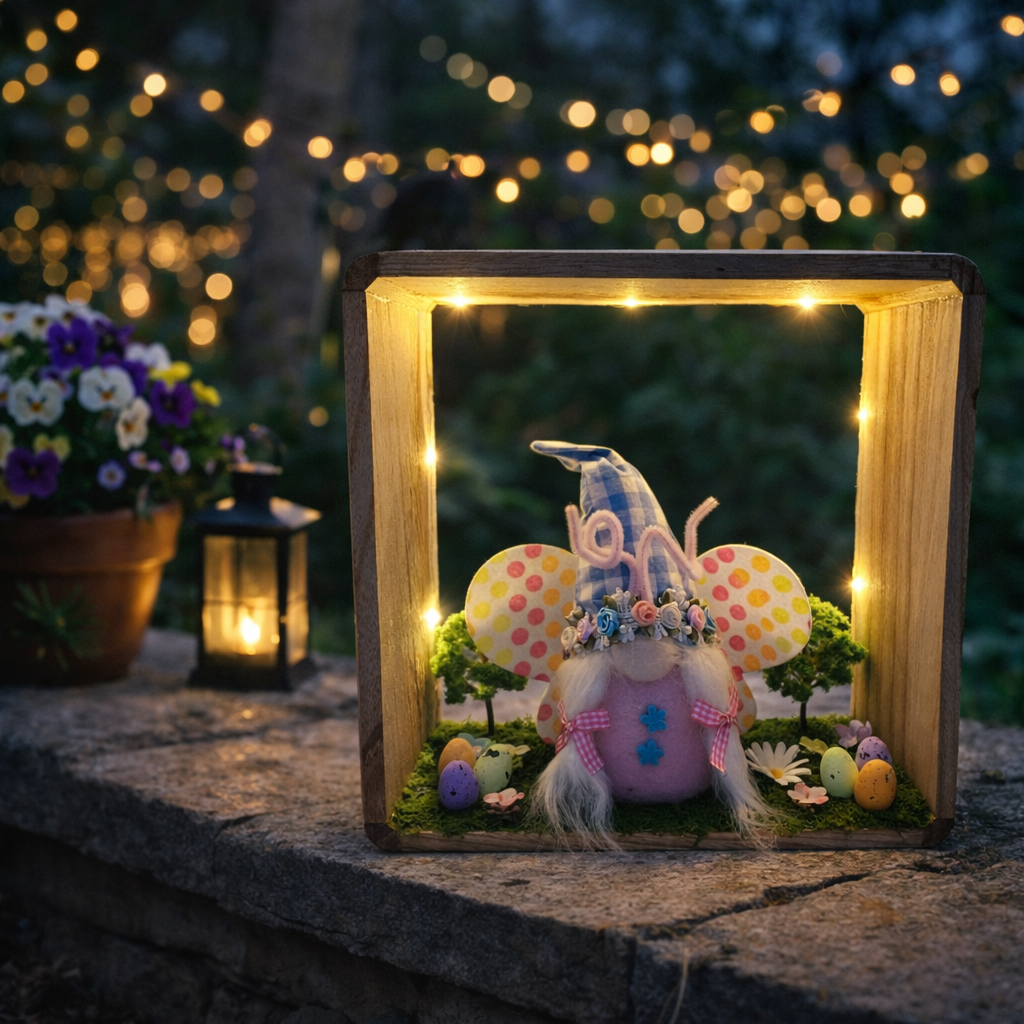 Décoration de Pâques lumineuse