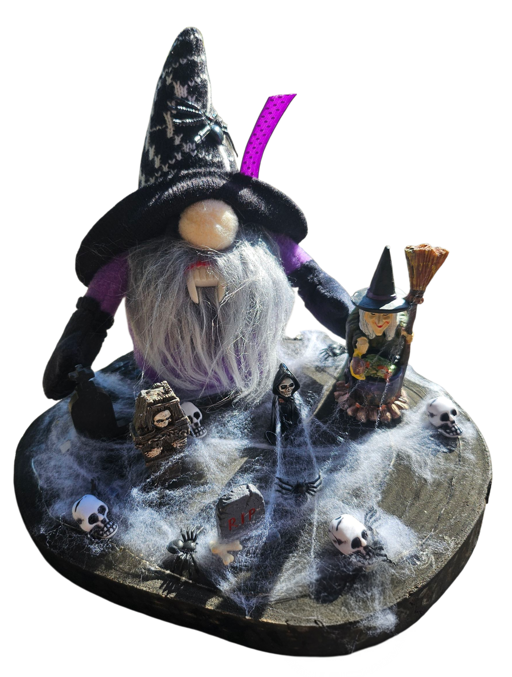 Décoration Halloween gnome sorcier - vue produit