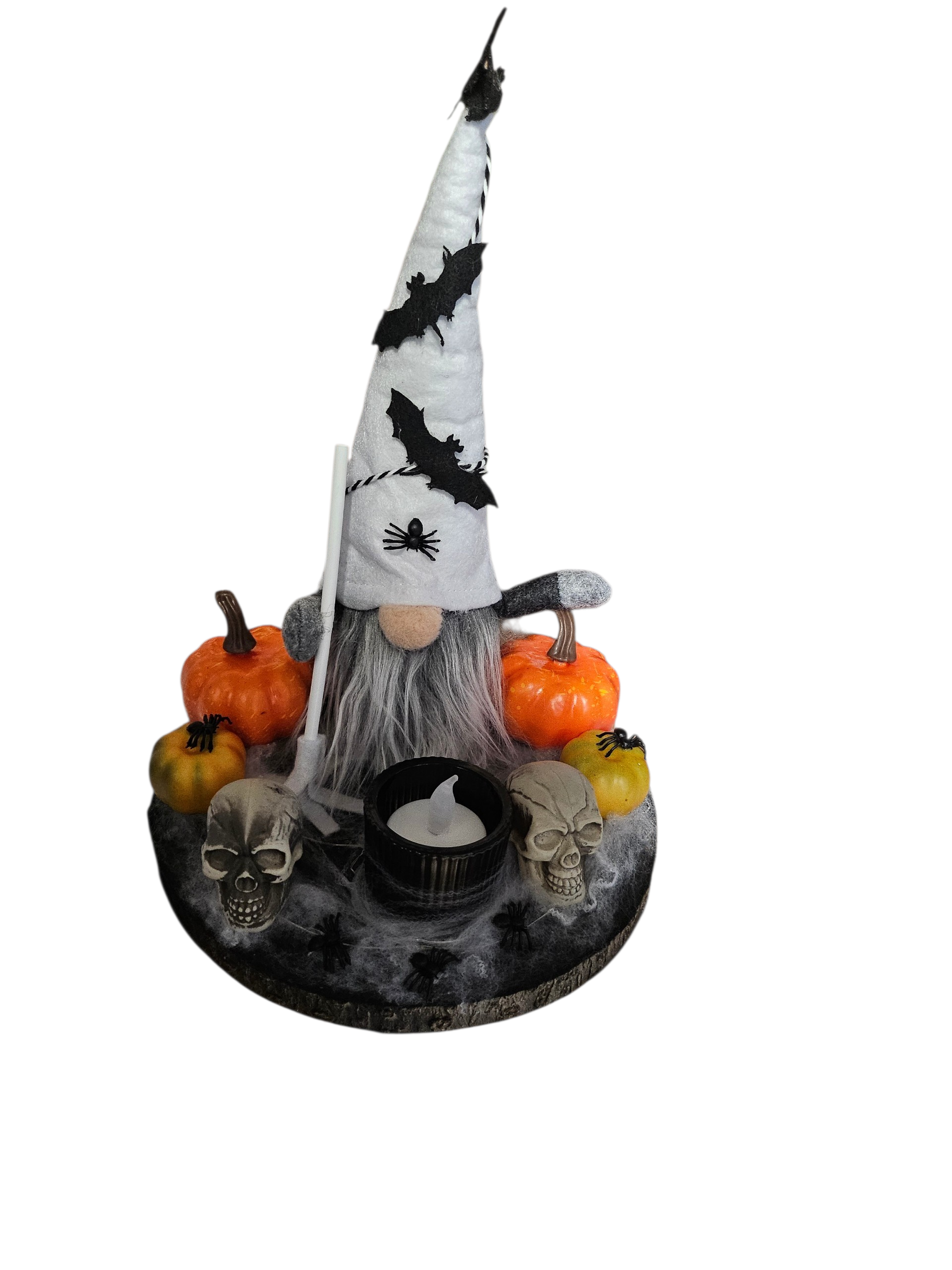 Centre de table Halloween lumineux sorcière - vue produit