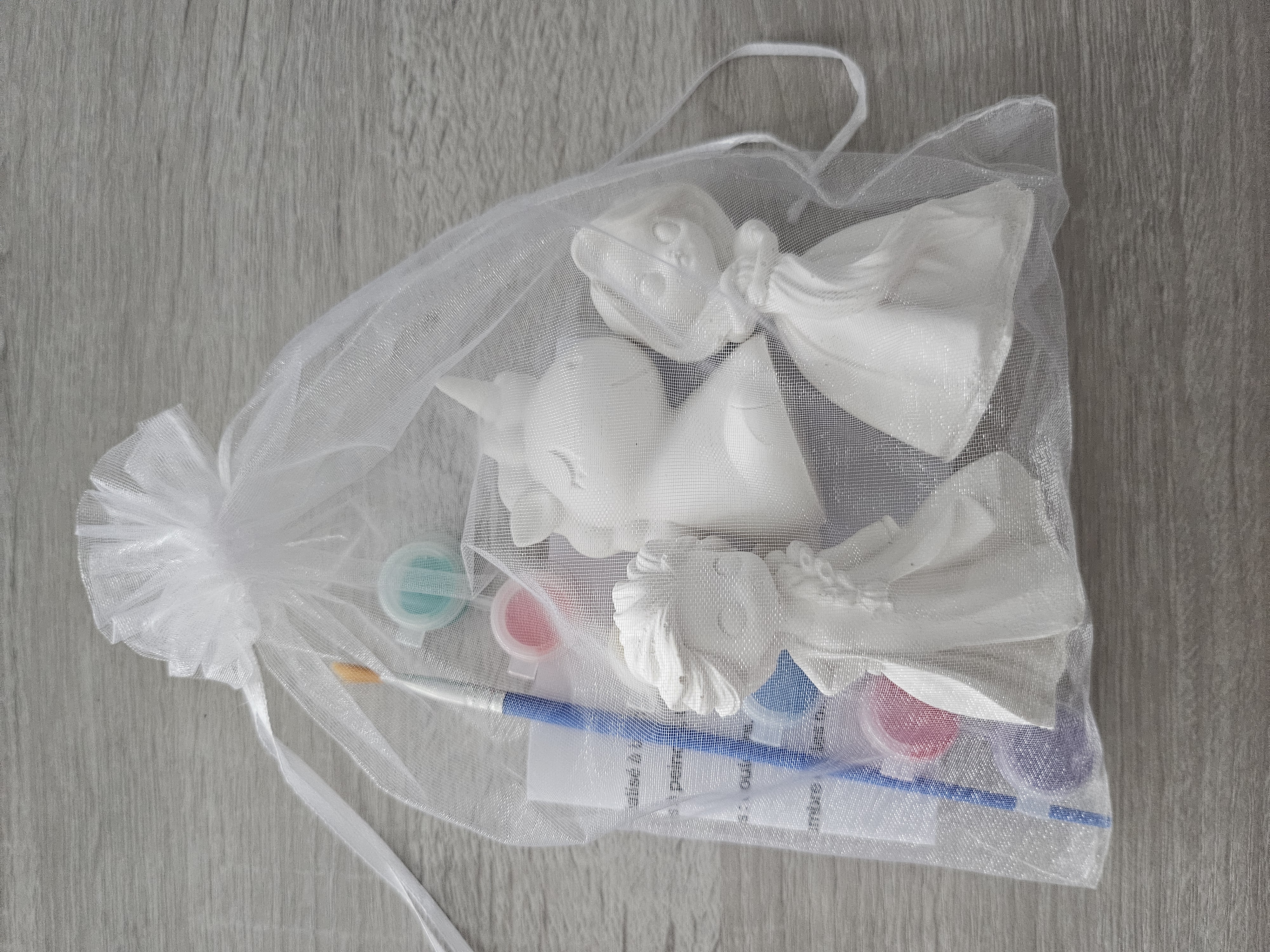 Kit créatif de 3 Gnomes à peindre  - vue produit
