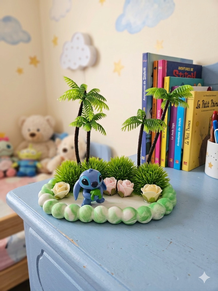 Décoration tropicale fantaisie enfant