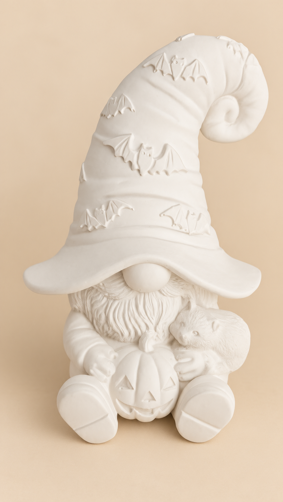 Figurine à peindre gnome d’Halloween – 14 cm